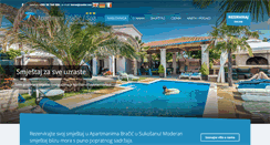 Desktop Screenshot of apartmani-bracic.hr